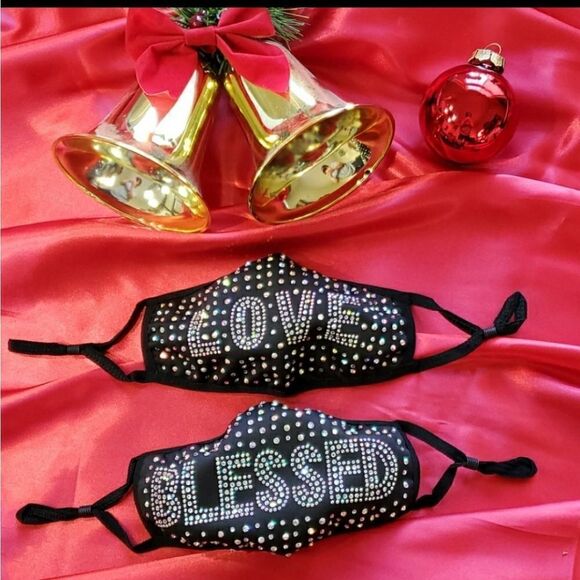 Crystal Designer Blessed Facemask - Picture 4 of 5